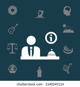 Reception vector illustration