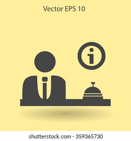 Reception vector illustration