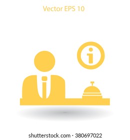 Reception vector illustration