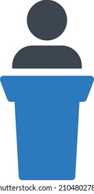 Ilustración del vector de recepción en un fondo transparente.Símbolos de calidad superior.Icono vector glifos para el diseño de concepto y gráfico. 