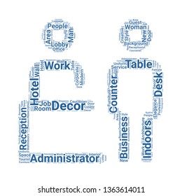 reception word cloud. tag cloud about reception
