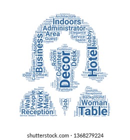 reception word cloud. tag cloud about reception