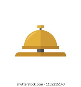 receptionist bell icon vector