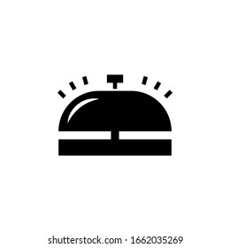 Rezeptionist Glocke Symbol. Vektorillustration EPS10
