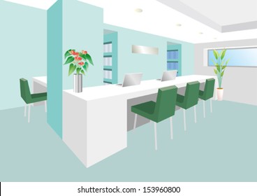 Receptionist room