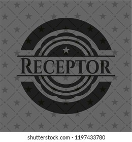 Receptor dark emblem. Retro