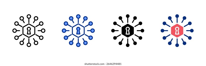 Receptor icon sheet multiple style collection