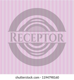 Receptor pink emblem