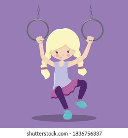 recess fun girl design vector illustration