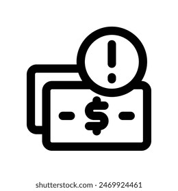 recession icon. vector line icon for your website, mobile, presentation, and logo design.