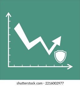 Recession Protection Shield Stabilize Economy Stock Vector (Royalty Free) 2216002977 | Shutterstock