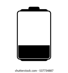 Rechargeable electric battery icon vector illustration graphic design