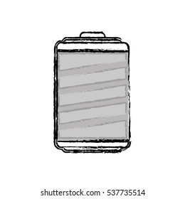 Rechargeable electric battery icon vector illustration graphic design