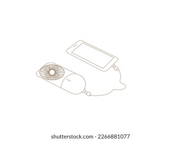  The rechargeable mini fan can run from long  hours depending on speed settings.Simply press the power button to set  blinding  light Power button to  power gauge in battery compartment.
