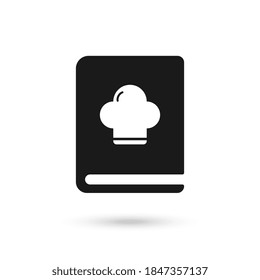 Recipe book icon. Recipe book flat design symbol from Kitchen collection.