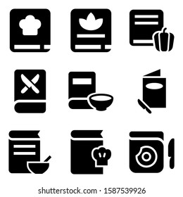 recipe book icon isolated sign symbol vector illustration - Collection of high quality black style vector icons
