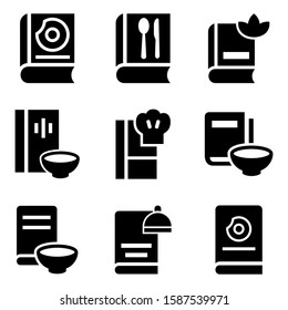 recipe book icon isolated sign symbol vector illustration - Collection of high quality black style vector icons
