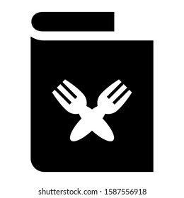 recipe book icon isolated sign symbol vector illustration - high quality black style vector icons
