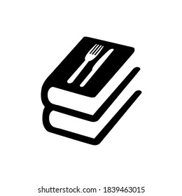 Recipe book icon, logo isolated on white background