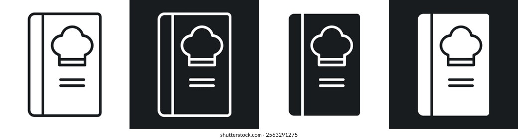 Recipe book icon pack for app and website ui designs.