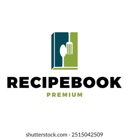 Recipe Book Icon Vector Logo Template Illustration Design