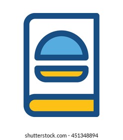 Recipe book Vector Icon