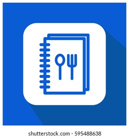 Recipe book vector icon