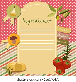 Recipe card