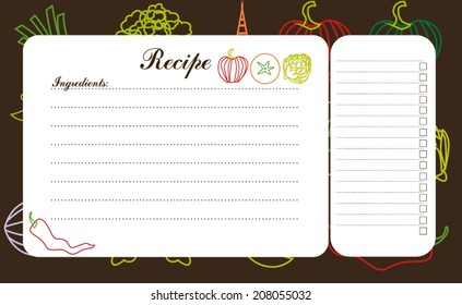 Recipe card