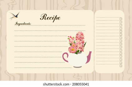 Recipe card