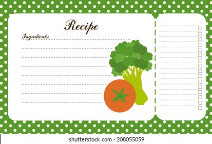 Recipe card