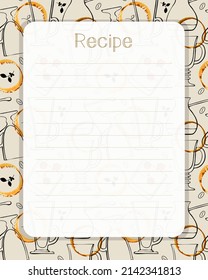 216 Recipe card page borders Stock Vectors, Images & Vector Art ...