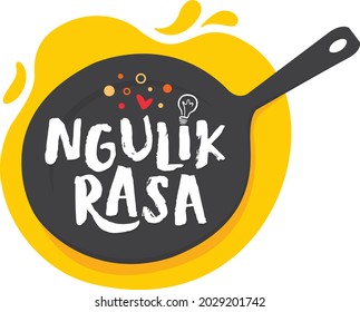 recipe experiment vector logo badge label design cooking culinary kitchen illustration lettering for street festival