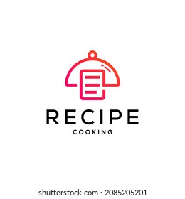 Recipe food Logo design Template