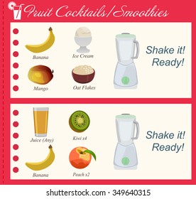 Recipe of Fruit Cocktails, Smoothies