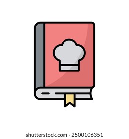 recipe icon vector design template simple and clean