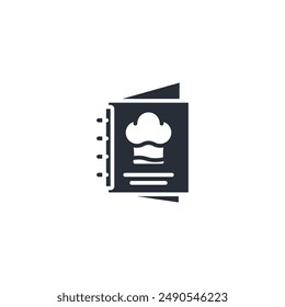 recipe icon. vector.Editable stroke.linear style sign for use web design,logo.Symbol illustration.