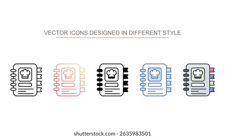 Recipe Share icon design with white background stock illustration
