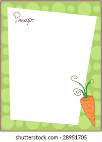 recipe template