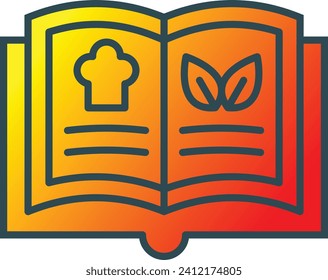 Recipe vector icon. Can be used for printing, mobile and web applications.