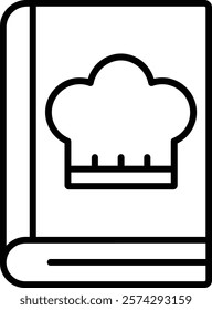 Recipe vector icon. Can be used for printing, mobile and web applications.