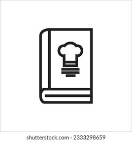 recipe vector icon line template