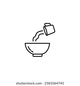 Recipe Vector Line Icon - Simple Thin Line Icon, Premium Quality Design Element