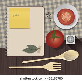 Recipes Cookbook. Cooking Notebook