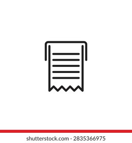 Recipient Line Icon - Contact Payment Receiver Vector Symbol