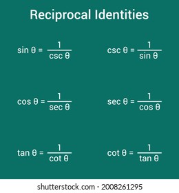 reciprocal identities in trigonometry vector