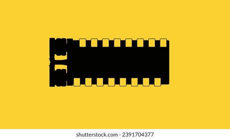 Reciprocating internal combustion engine silhouette drawing showing a sixteen (16) cylinder in a v-configuration with intake, exhaust, and turbochargers on a yellow background