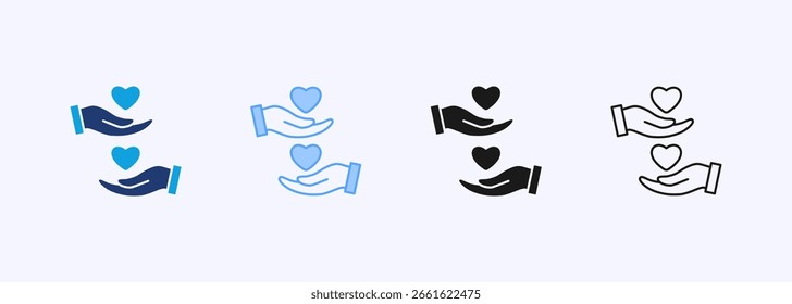 Reciprocity Icon Set Multiple Style Collection