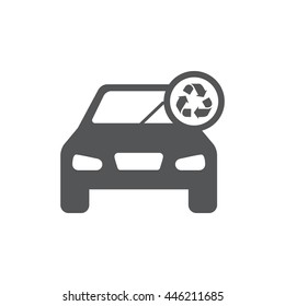 recirculation car icon 