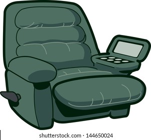 Reclining Chair Illustration